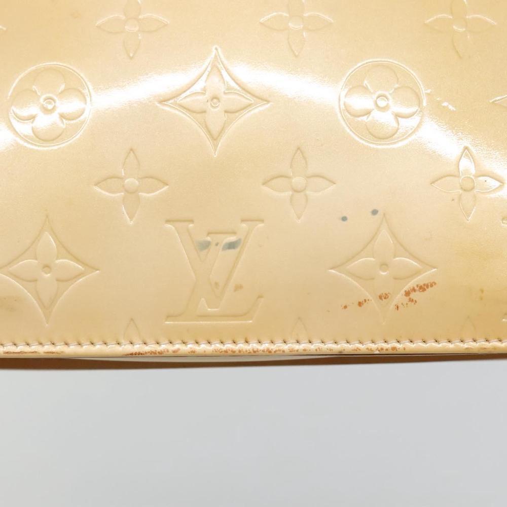 LOUIS VUITTON Monogram Vernis Lexington Pouch Beige M91010 LV Auth 136715 - Picture 9 of 16